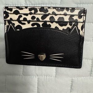 Kate Spade Leopard Print Card Holder sold